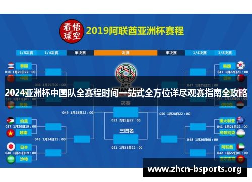 2024亚洲杯中国队全赛程时间一站式全方位详尽观赛指南全攻略 2024亚洲杯中国队全赛程时间一站式全方位详尽观赛指南全攻略